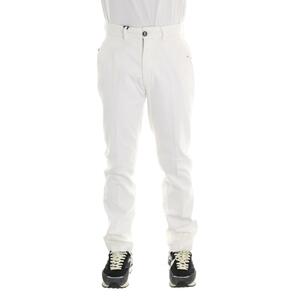 PANTALONE VELLUTO BIANCO